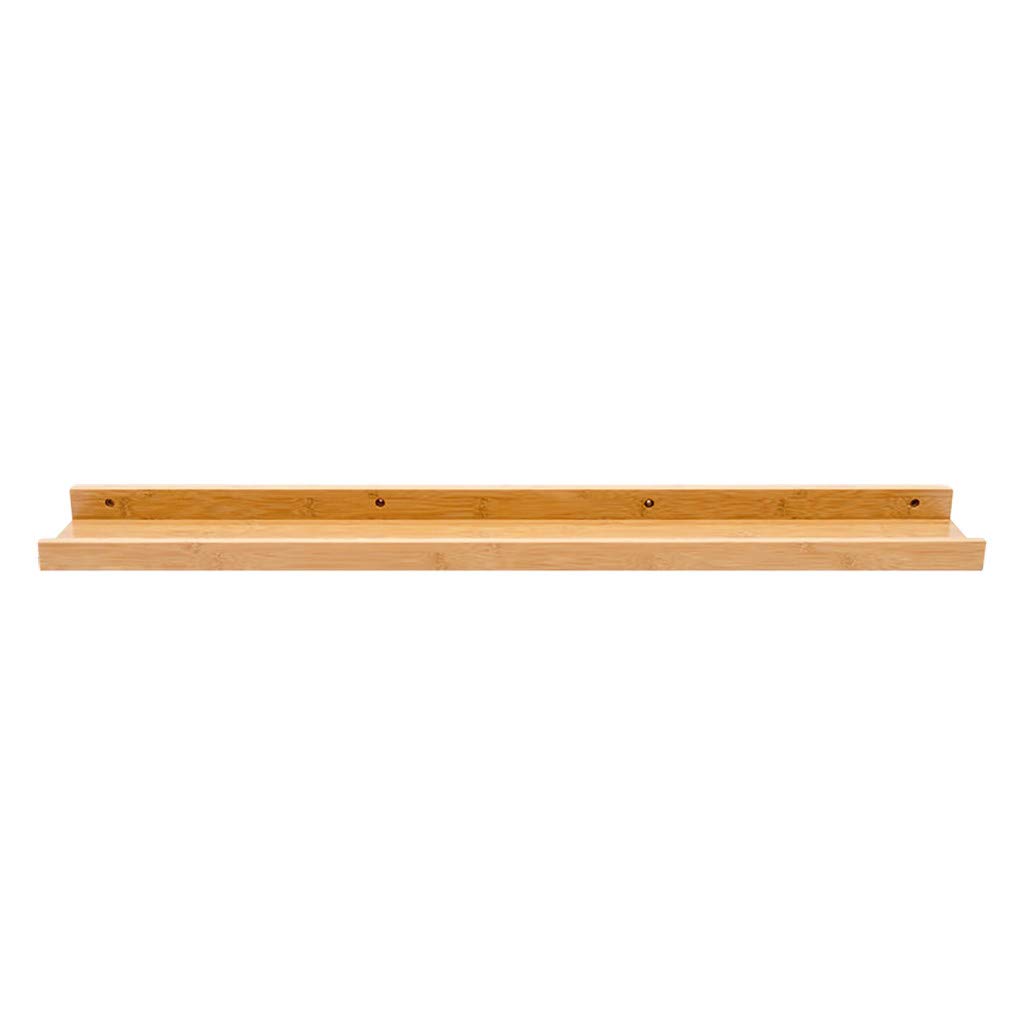 Cafuvv Solid Wood Wall Shelf with One-Word Partition - 10 Inch Floating Shelf for Living Room, Bedroom, Kitchen | Rustic Home Decor & Storage Solution for Books, Plants & Display Items