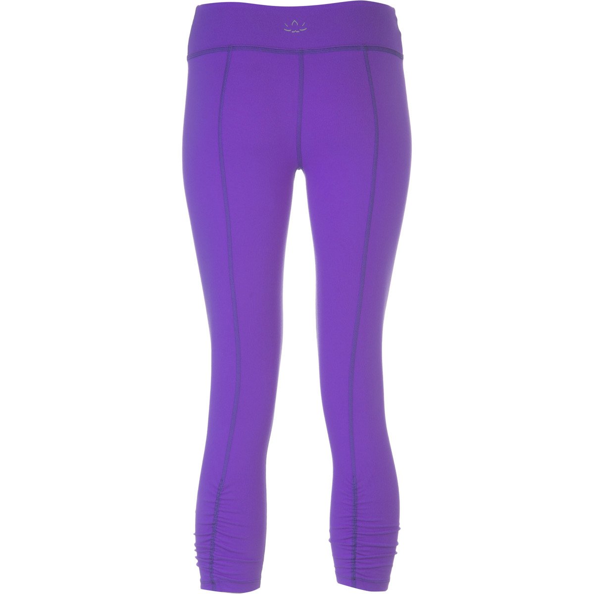 Beyond Yoga Women's High-Waisted Back Gathered Capri Leggings - Soft Stretchy Yoga Pants for Workout, Running & Lounge Wear