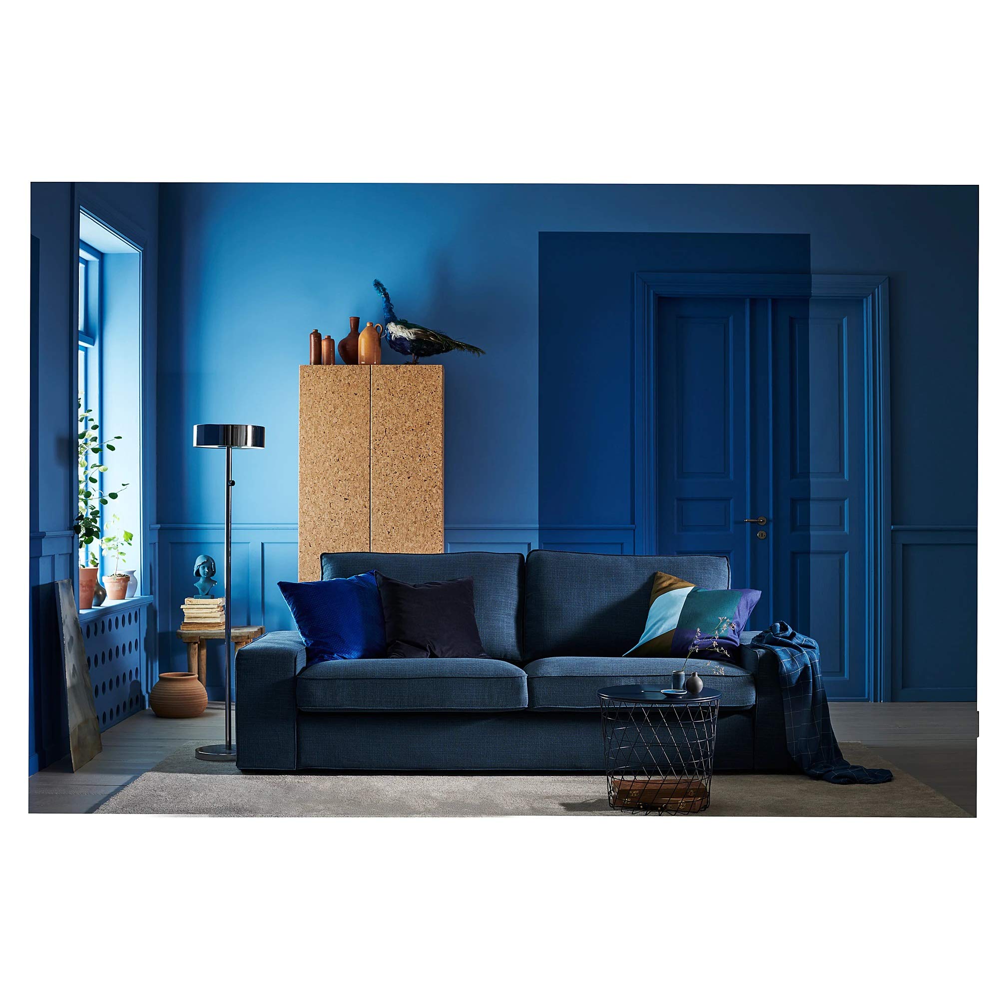 Kivik Sofa Slipcover - Original Hillared Dark Blue Replacement Cover | Durable & Easy to Install | Perfect for Living Room, Home Theater & Office Use