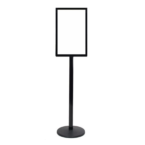 14x22 Heavy Duty Steel Poster Stand Sign Holder with Quick Top Loading Frame - Perfect for Trade Shows, Retail Displays & Outdoor Events