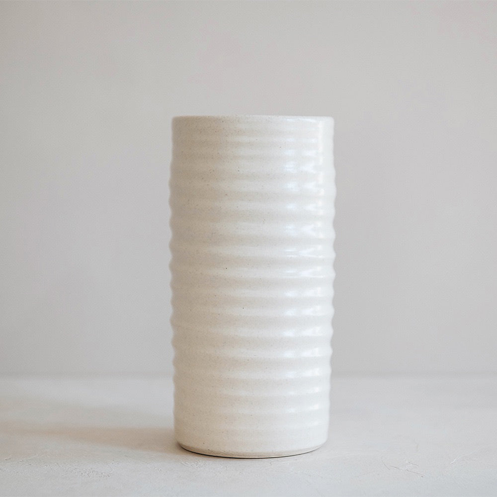 Premium Ceramic Vase - Elegant Tall Decorative Vase for Home & Office Decor - Perfect for Flowers, Centerpieces, and Modern Interior Design