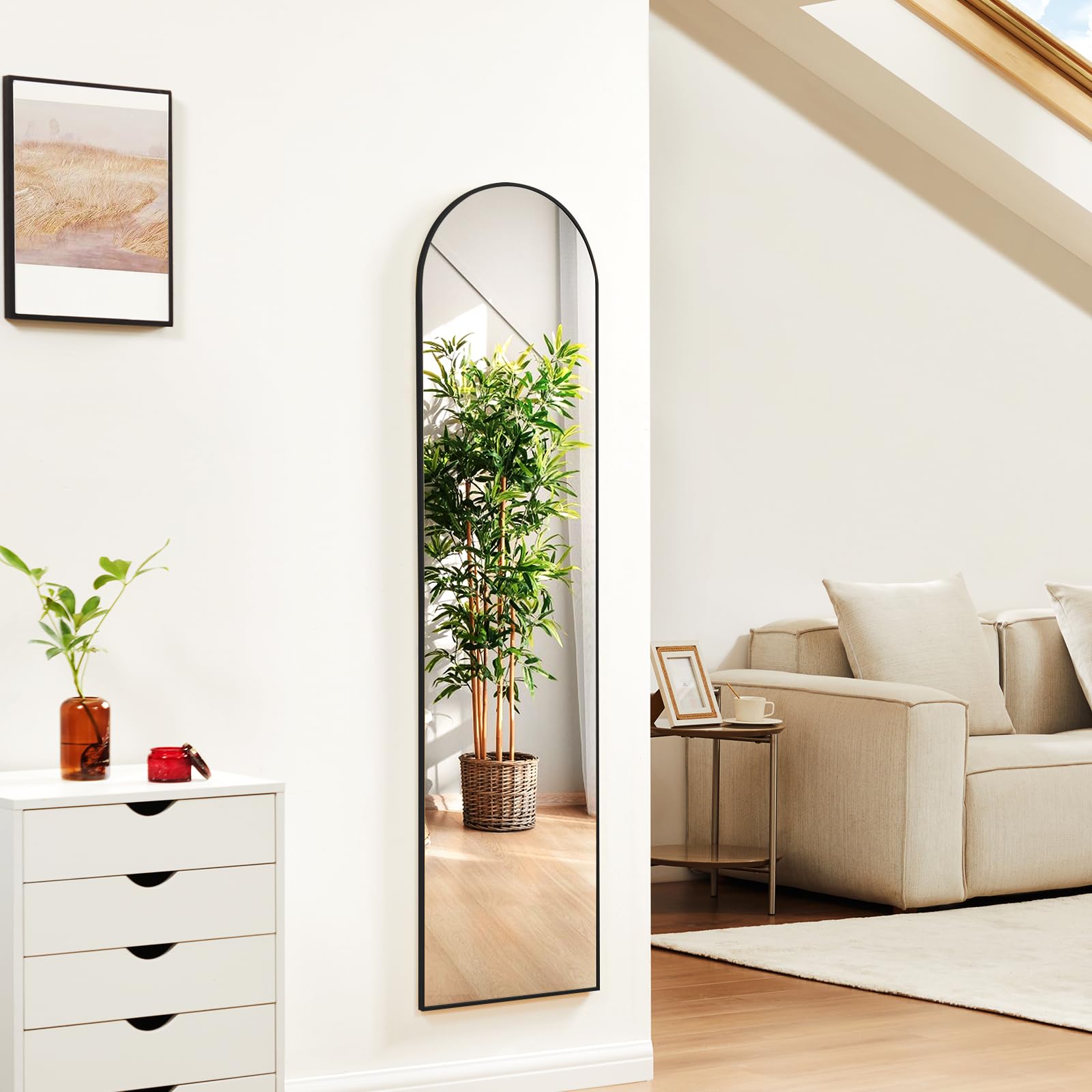 NEWBULIG Arched Full Body Mirror - 59