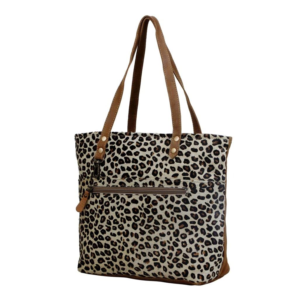 Myra Bag - Premium Magnetic Leather & Cowhide Handbag (Upcycled Material) - Stylish Women's Purse for Work, Travel & Everyday Use - Model S-2835