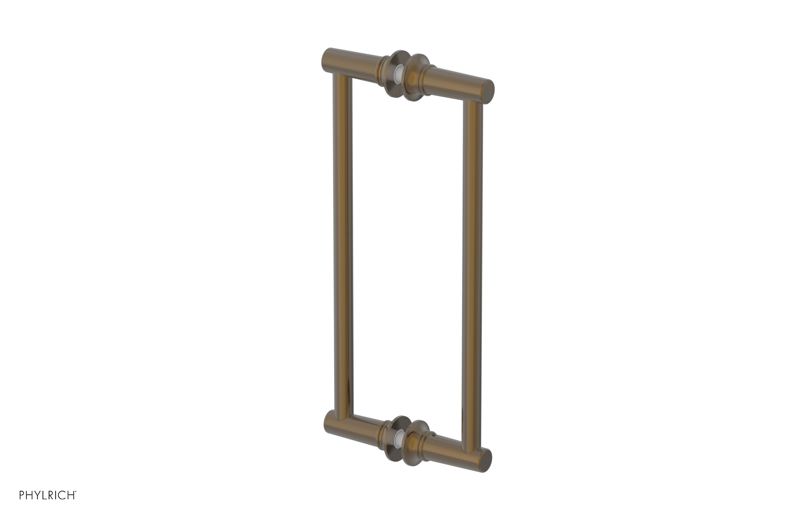 Hex Modern 12 Double Sided Shower Pull 501 93 12 - Premium Bathroom Hardware for Shower Doors & Glass Enclosures - Perfect for Home Renovation & Spa Style Bathrooms