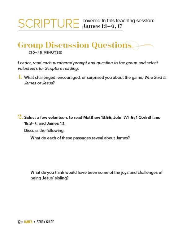 James Bible Study Guide with Streaming Video - What You Do Matters | Beautiful Word Bible Studies | Perfect for Group Devotionals & Personal Spiritual Growth