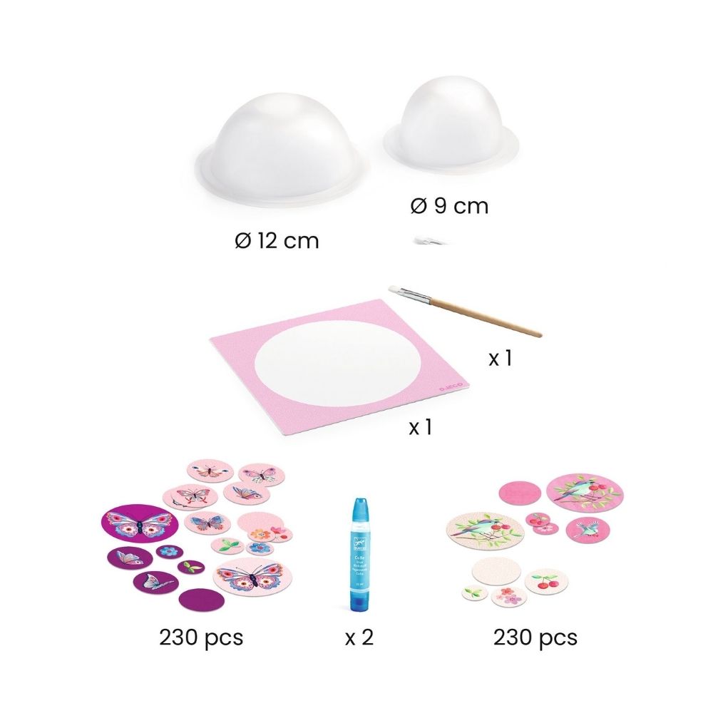 DIY Paper Bowls Kit - Djeco Airplane Themed Craft for Kids | Creative Airplane Paper Bowls for Home Decor & Kids' Art Projects