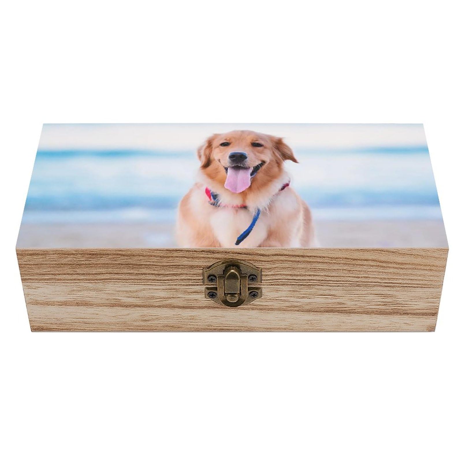 Personalized Wooden Storage Box - Custom Engraved Keepsake Box with Lockable Lid for Jewelry, Photos & Memorabilia | Perfect for Home Decor, Wedding Gifts & Craft Organization