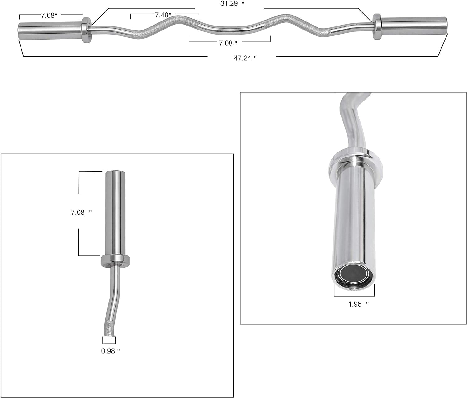 Olympic Barbell Bar 48