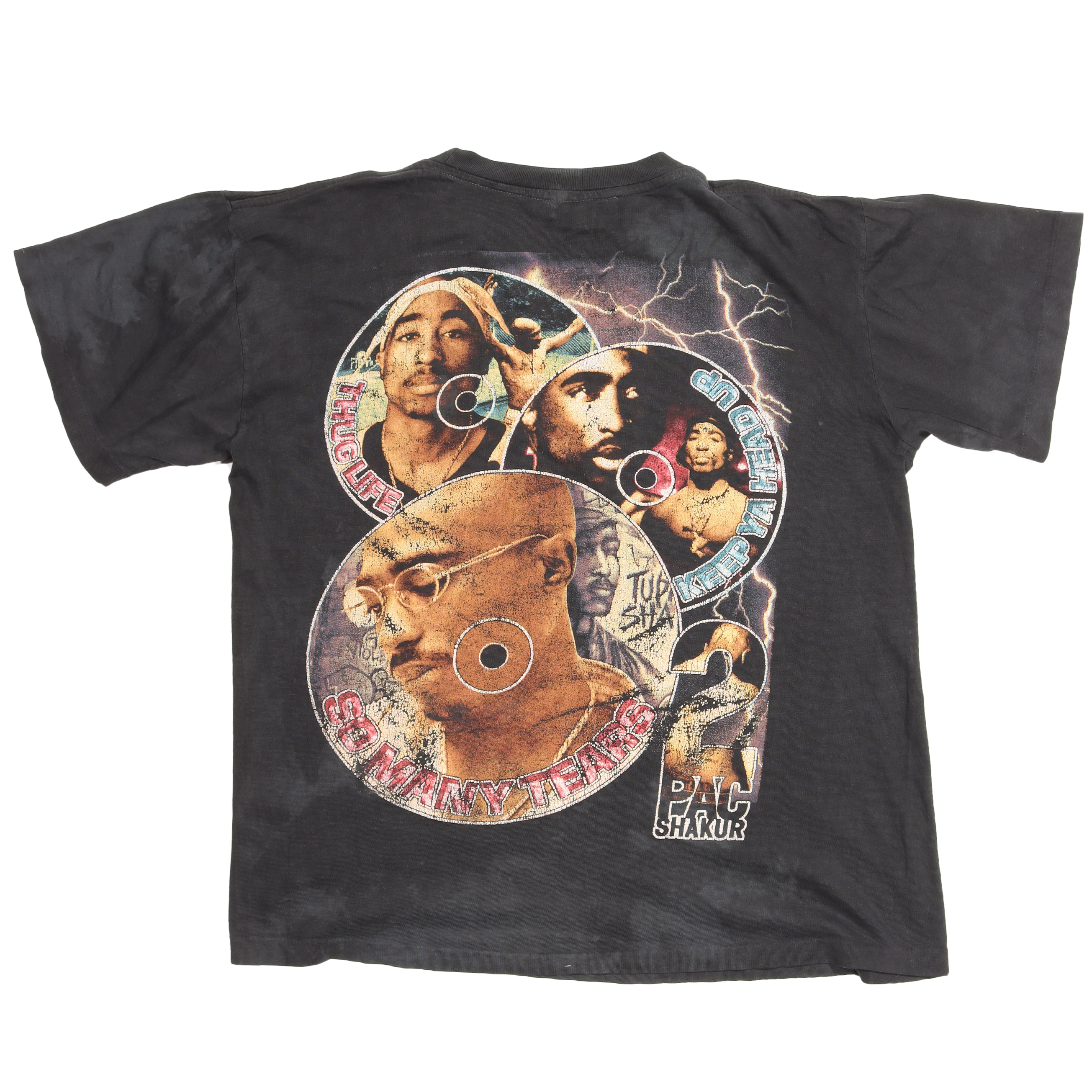 2PAC 'All Eyez On Me' Vintage Rap T-Shirt - 90s Hip Hop Music Fan Tee for Men & Women - Perfect for Concerts, Parties & Streetwear Fashion
