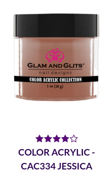 GLAM AND GLITS COLOR COLLECTIONS CA334 - 1 oz Jessica Nail Polish for Women | Salon Quality Nail Lacquer for Manicures, Pedicures & Nail Art
