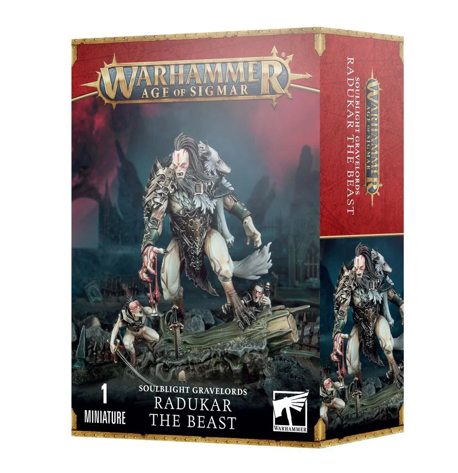 Age of Sigmar Soulblight Gravelords: Radukar the Beast Miniature - Vampire Lord Figure for Warhammer Tabletop Gaming & Fantasy Battles