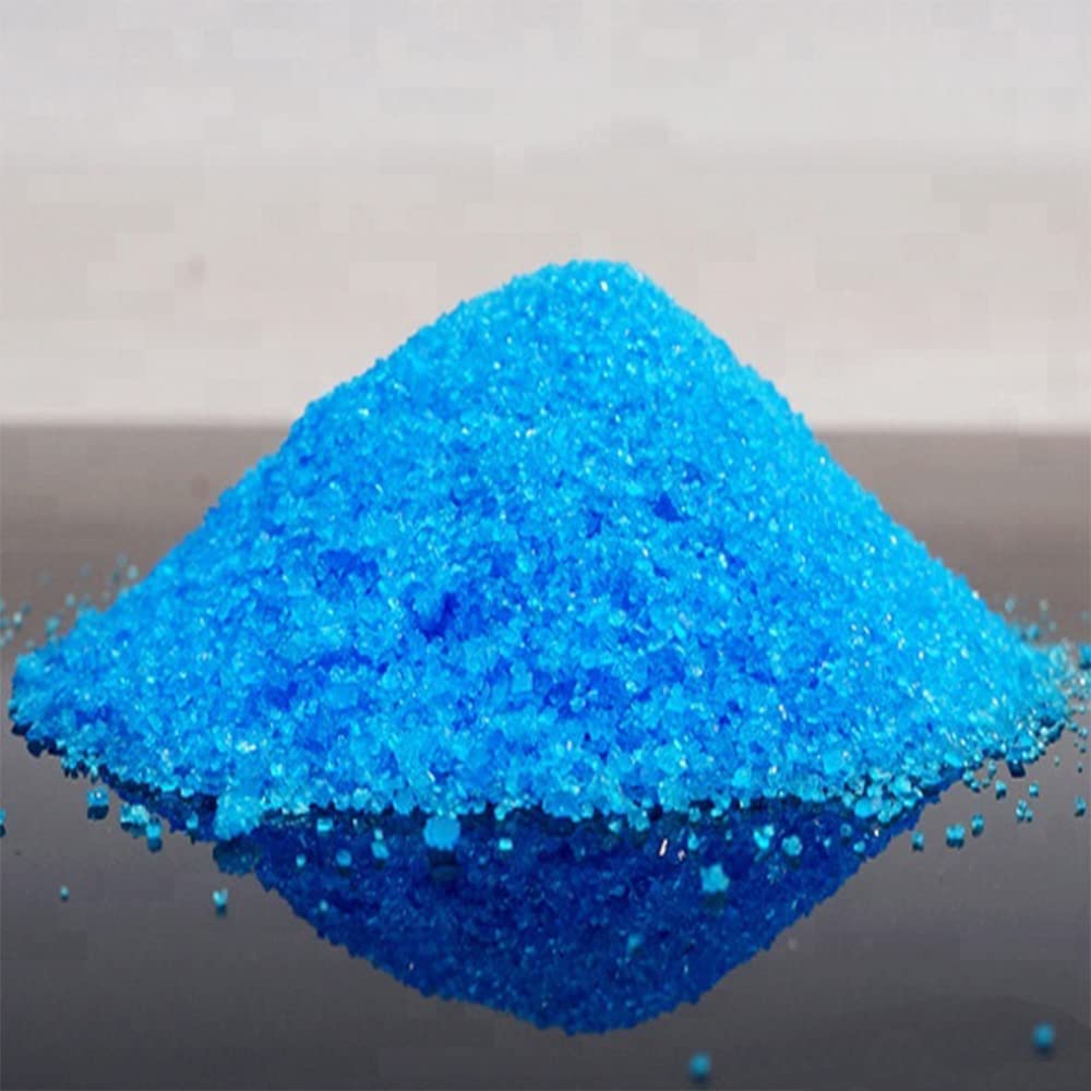 KNR Copper Sulphate Powder (4.5 Kg/10 lbs) | Blue Vitriol, Cuso4 Powder for Plants, Gardening & Swimming Pools | Algae Control & Root Killer | Water Treatment, Fungicide, Soil Amendment (4500g) - Perfect for Pond Maintenance, Agriculture & Pool Care