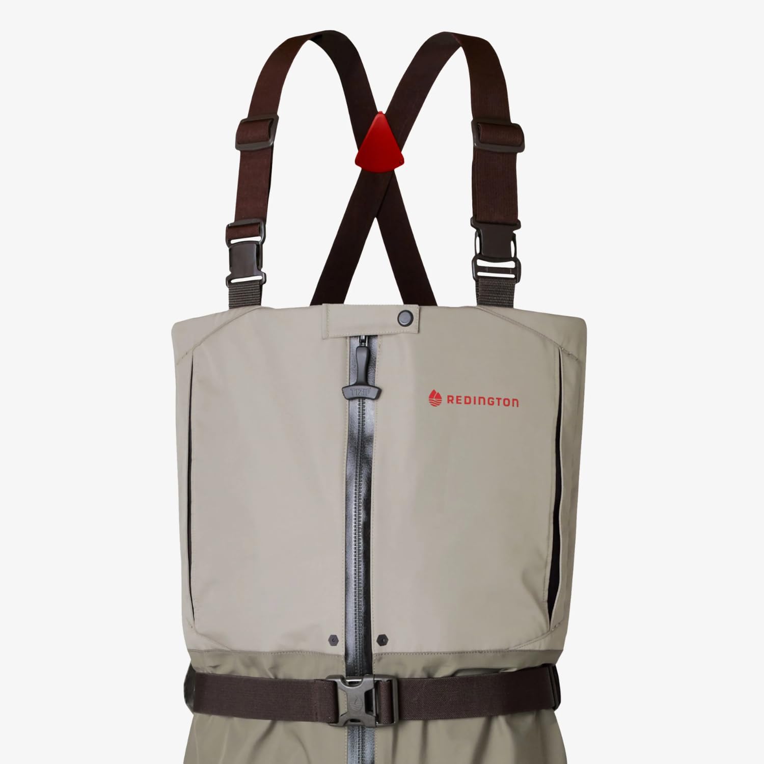 Redington Men's Escape Zip Up Chest High Waders - Waterproof Fly Fishing Waders for Men in Boulder/Slate - Ideal for Stream, River & Lake Fishing Adventures