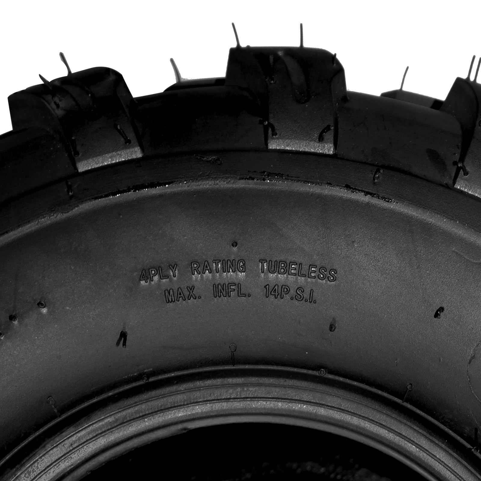 20X9.50-8 ATV Tires - 4 Ply Tubeless All Terrain Mud Tires (Set of 2) for Off-Road Adventures & Trail Riding