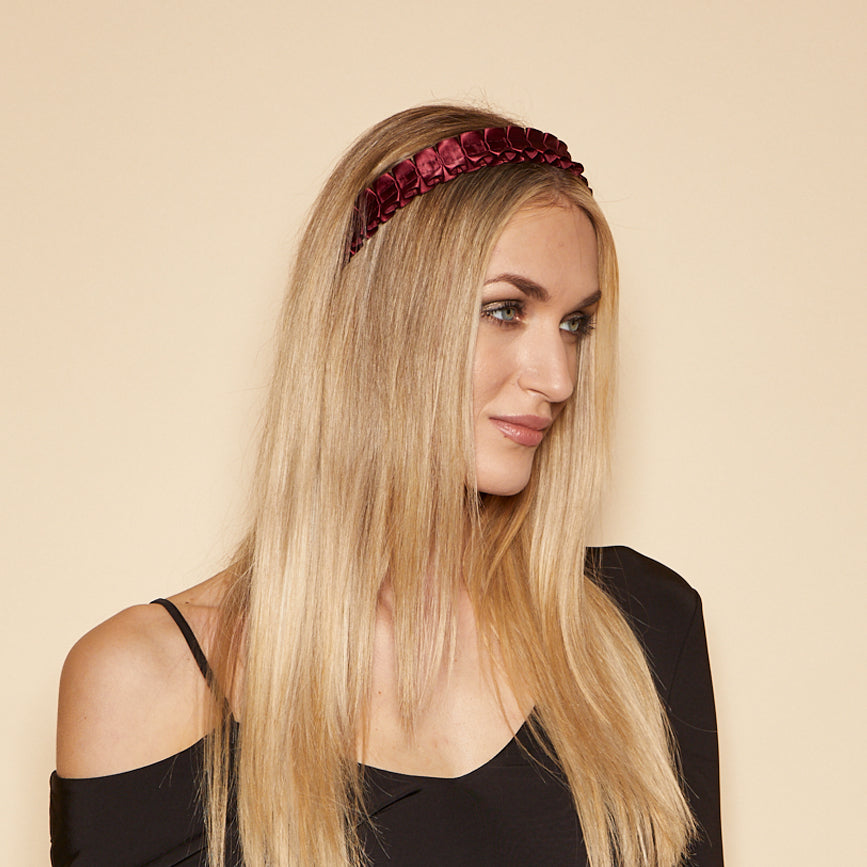 Rafaela Satin Headband for Women - Soft & Comfortable Hair Accessories for Everyday Wear, Workouts, and Special Occasions