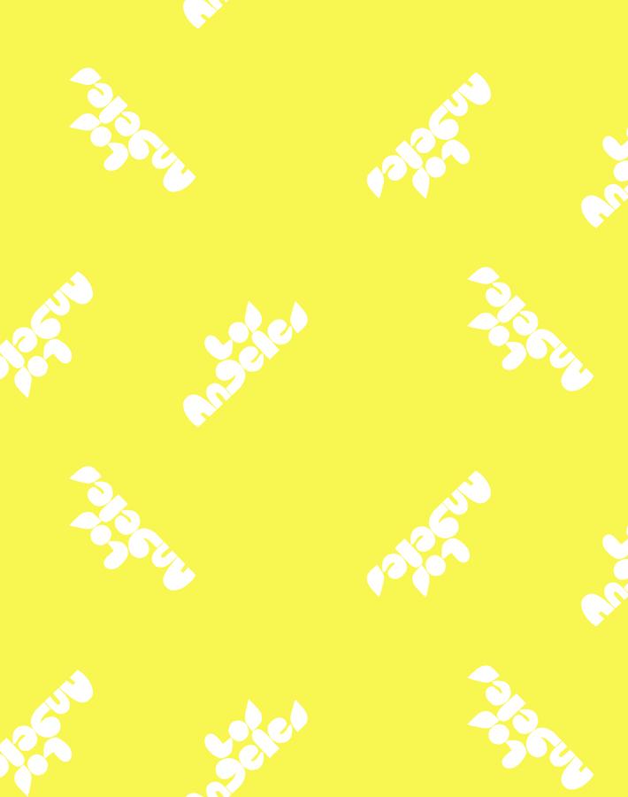 Clare V. Los Angeles Wallpaper - Yellow Peel & Stick Wallpaper for Bedroom, Living Room, and Nursery Decor
