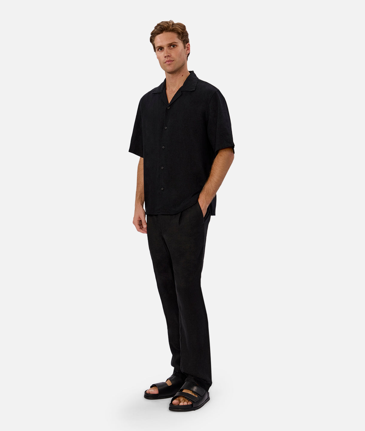 Premium Capri Linen Pants for Women - Comfortable & Stylish YD Black - Perfect for Summer, Beach Vacations & Casual Outings