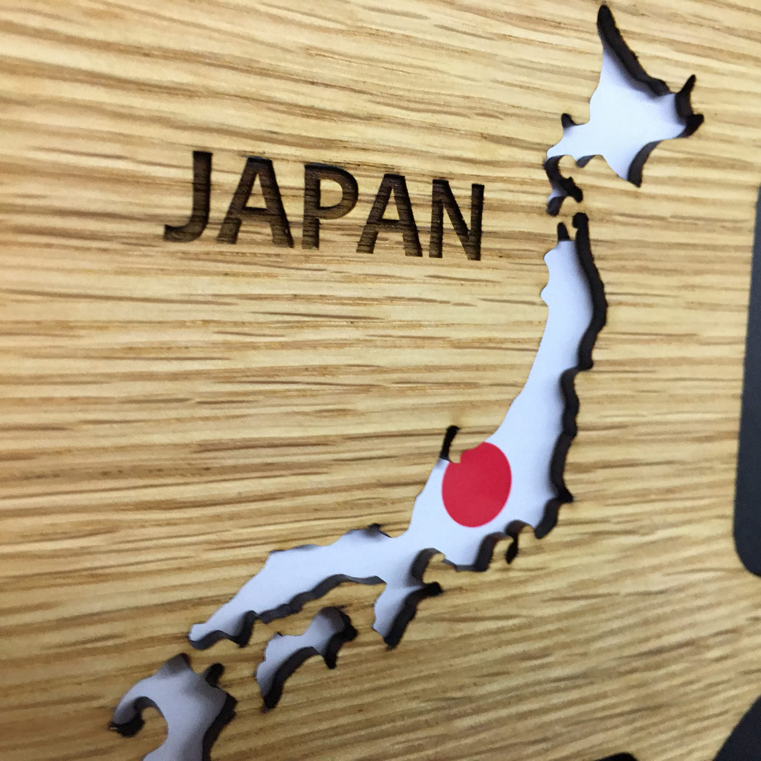 11x14 Country Picture Frame for Travel Collage - Holds 8 Photos, Rustic Wood Display for Japan Souvenirs & Vacation Memories - Perfect for Home Decor, Gift Giving & Travel Keepsakes