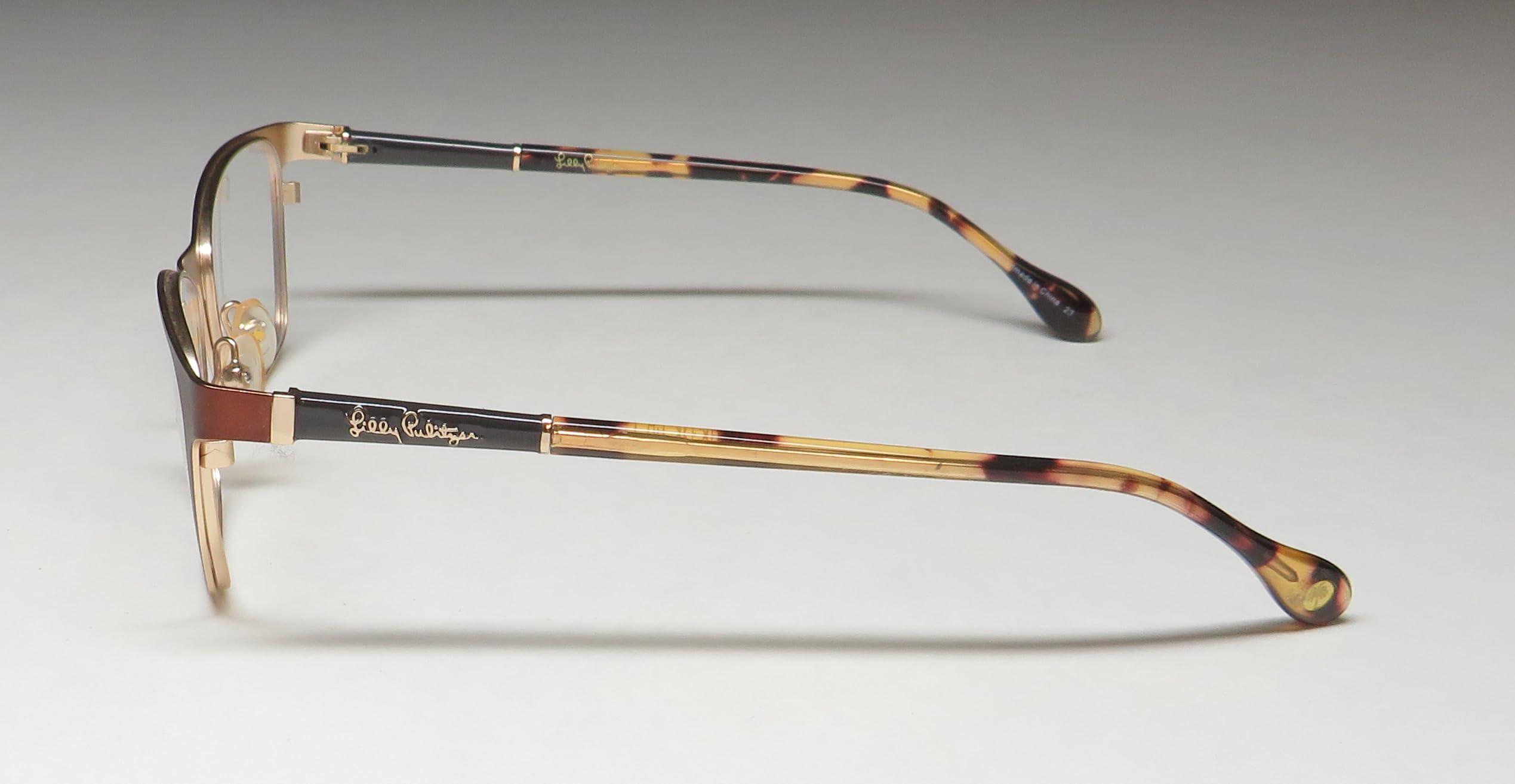 Lilly Pulitzer LARGO Chocolate Eyeglasses Frame Size 51-16-135 | Women's Fashion Sunglasses for Everyday Wear & Outdoor Activities
