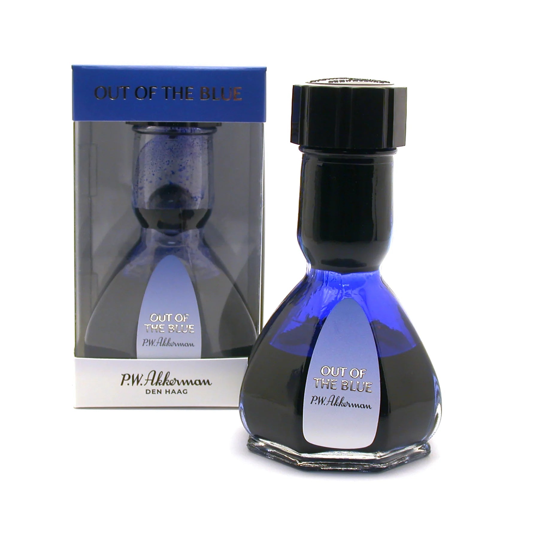 Akkerman Out of the Blue Limited Edition Fountain Pen Ink - Premium Blue Ink for Calligraphy, Journaling & Letter Writing - Perfect for Fountain Pens & Dip Pens