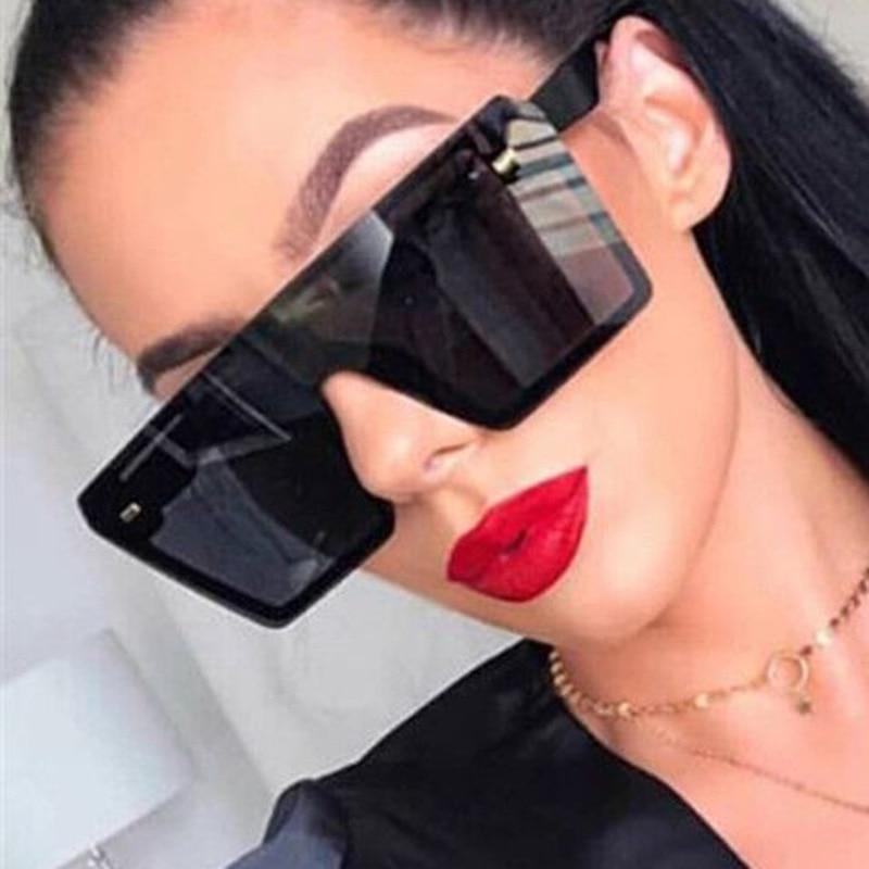 Stylish Oversized Square Sunglasses for Women & Men - UV Protection, Trendy Fashion Accessory for Summer, Beach, and Outdoor Activities
