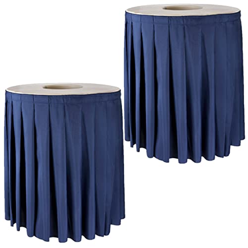 Marble Design Top Navy Skirt