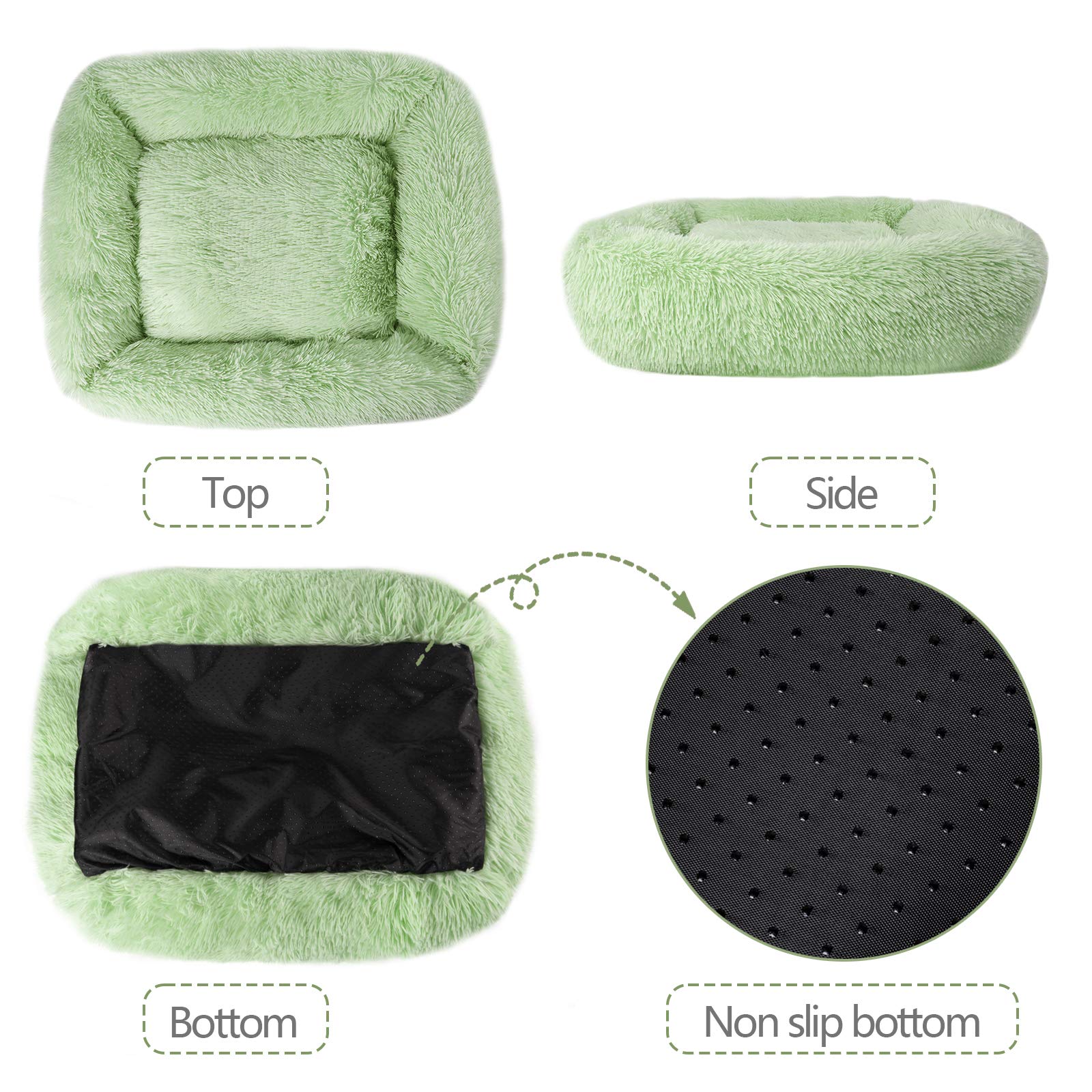 Lucky Monet Orthopedic Dog Bed for Medium Dogs - 26