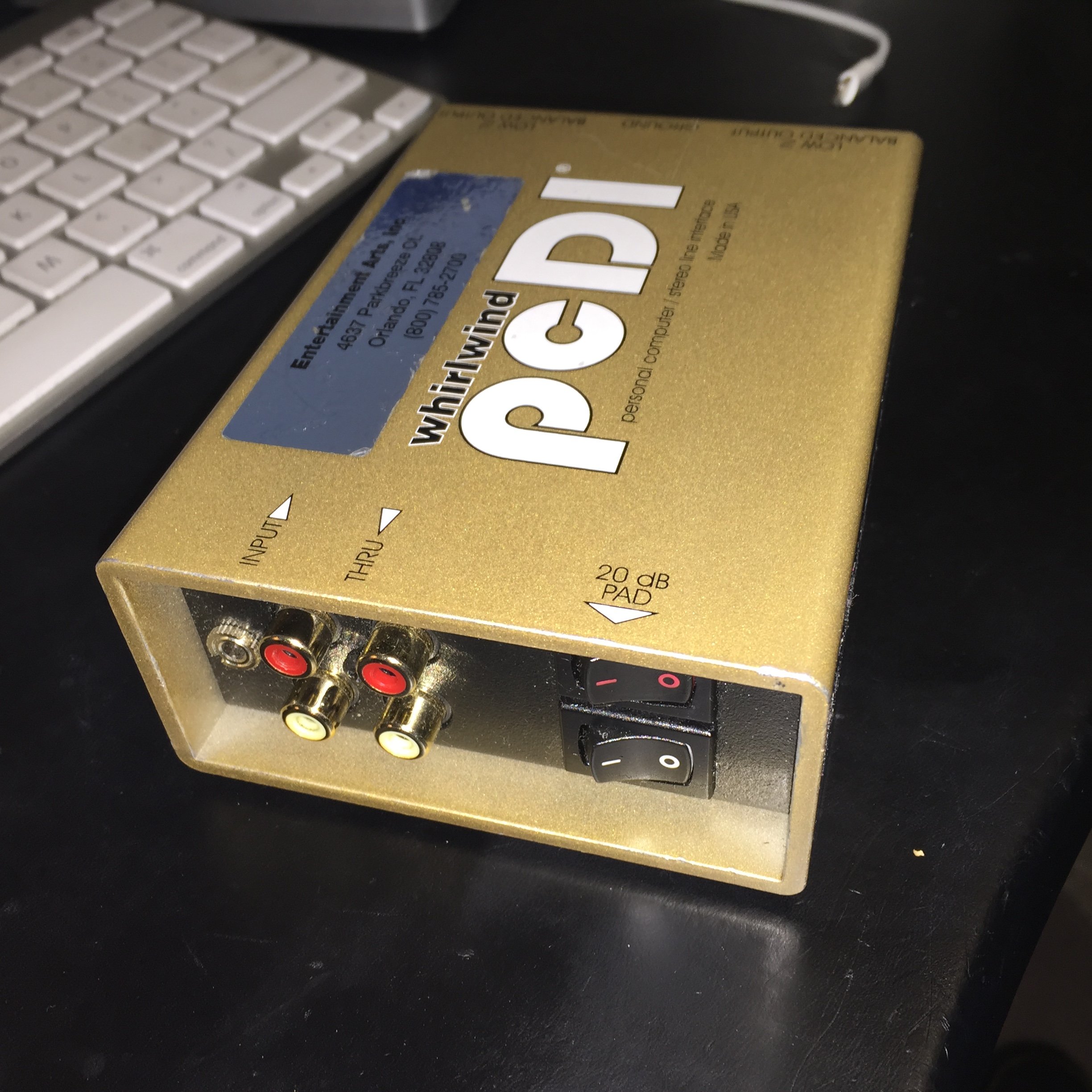 Whirlwind DI Box with RCA & 1/8