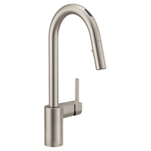 Moen Align U Voice Activated Smart Kitchen Faucet with Spot Resist Stainless Steel - Model 7565EVSRS - Hands-Free Convenience for Cooking, Cleaning & Filling Pots