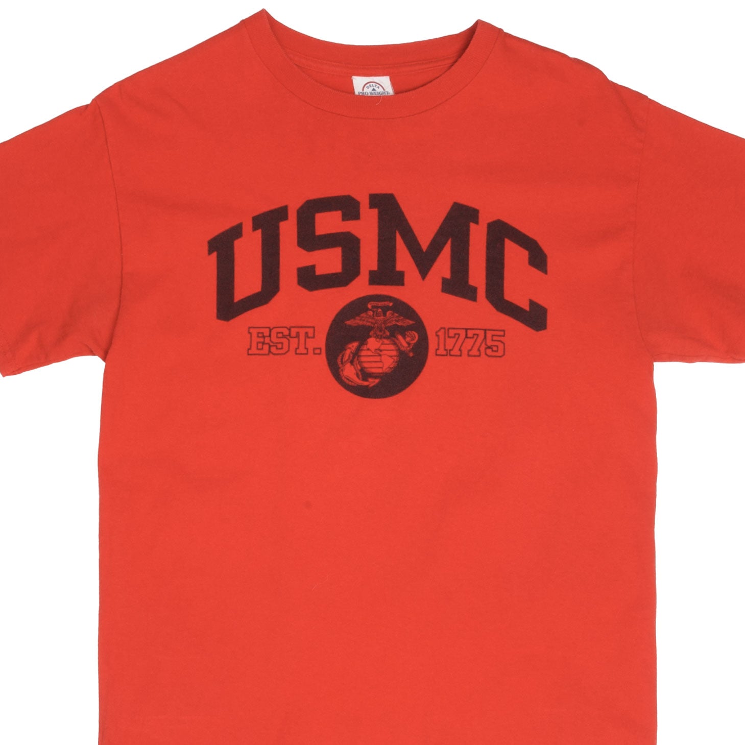 Vintage USMC Marines EST 1775 T-Shirt - Medium Size - Military Apparel & Patriotic Casual Wear for Men