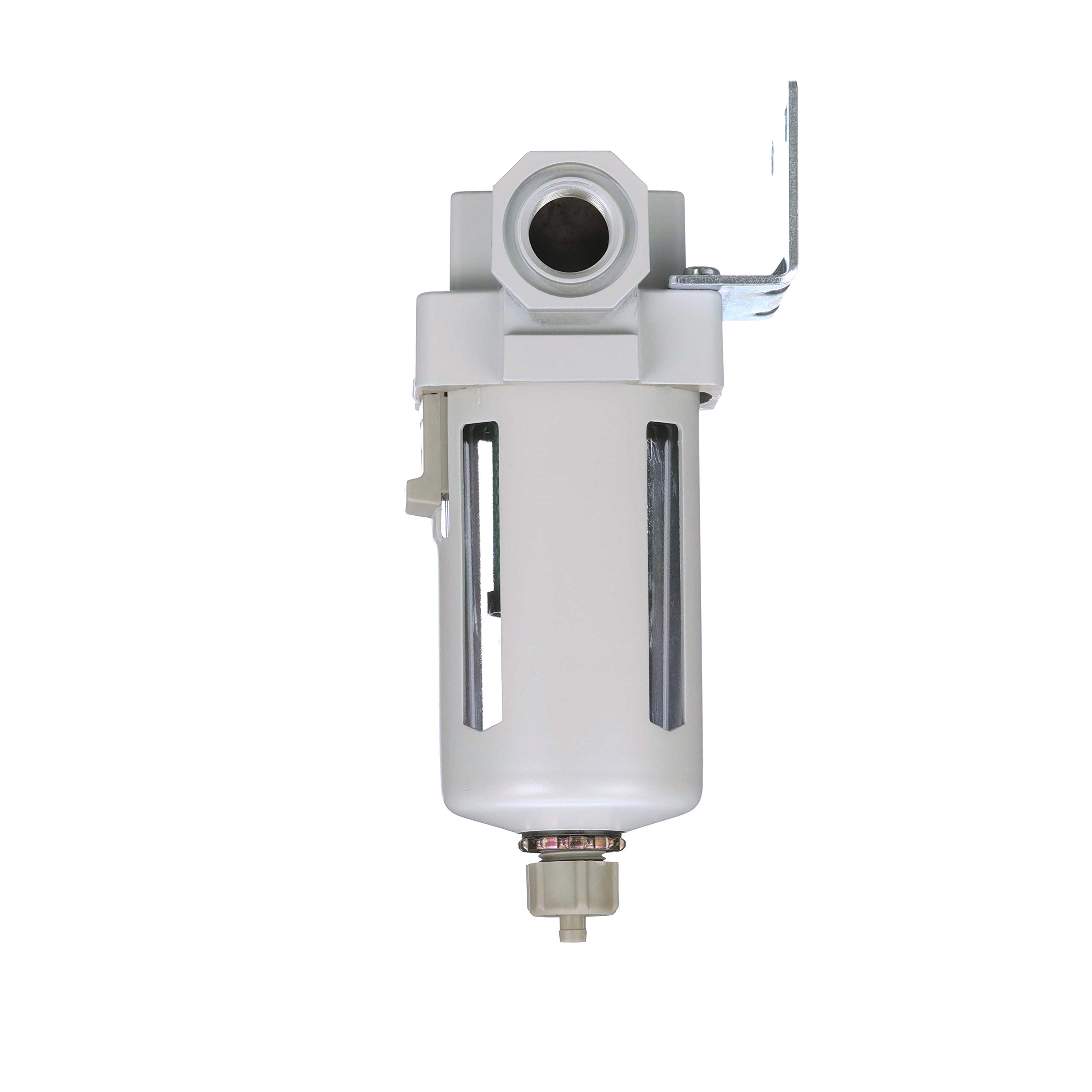 PneumaticPlus SAFM400-N04B 0.1 Micron Compressed Air Coalescing Filter with Poly Bowl, 1/2
