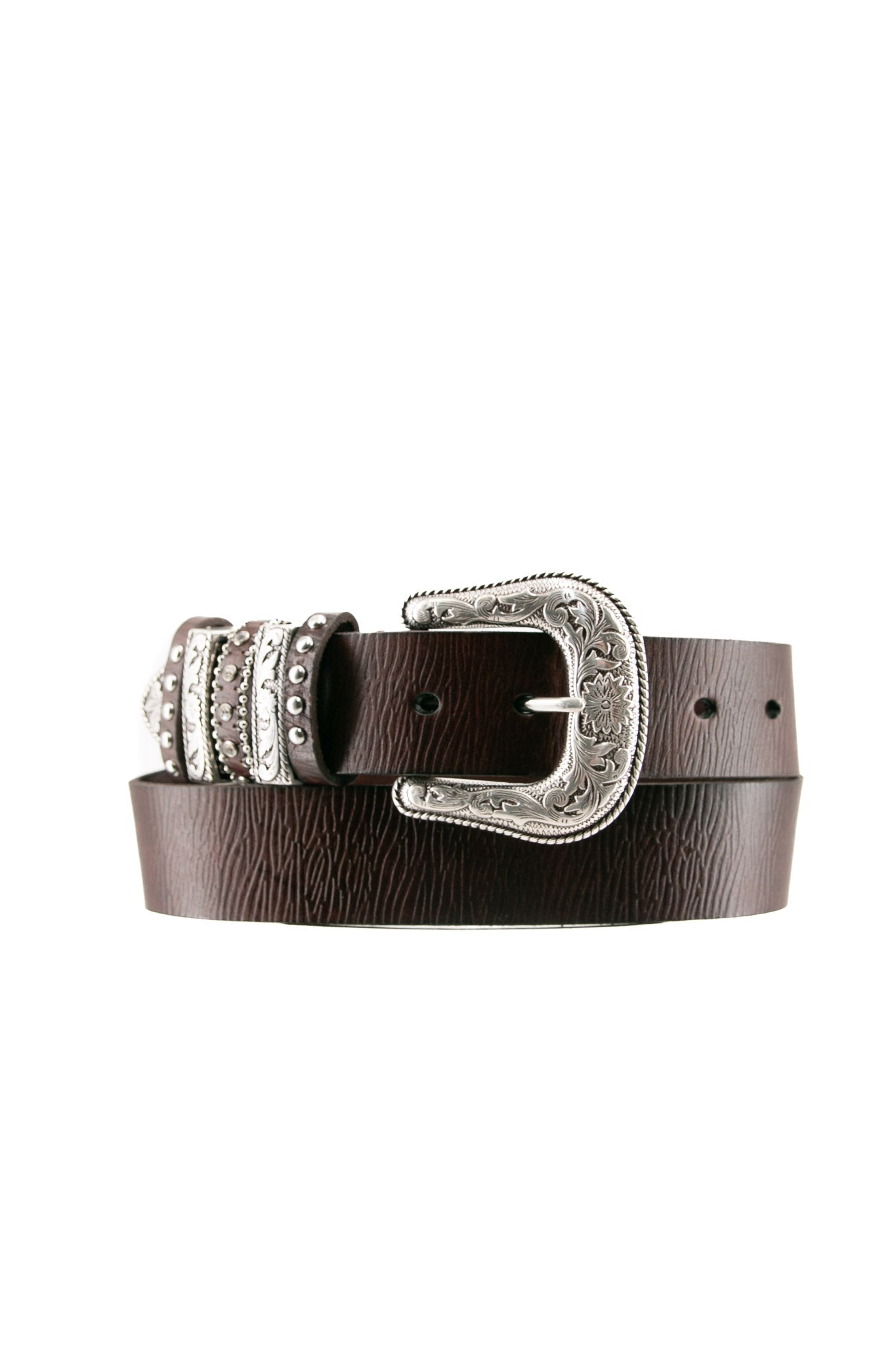 Nocona Genuine Leather Cowgirl Belt with Embossed Design - Western Style Fashion Accessory for Women, Perfect for Rodeo, Horseback Riding & Country Outfits