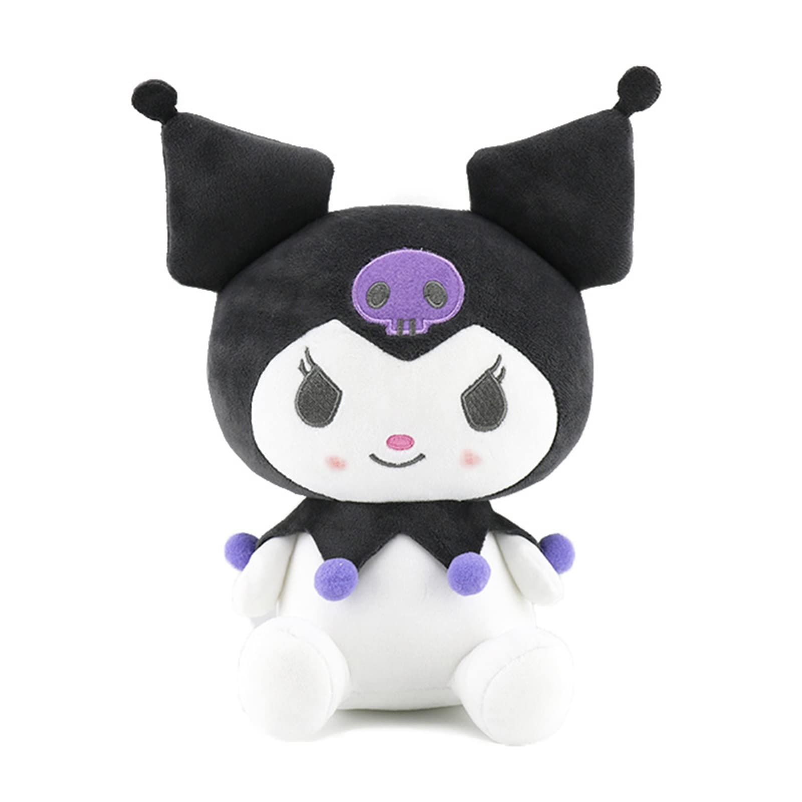 Hello Kitty & Kuromi Plush Dolls - Cute Soft Stuffed Animal Toys, Kawaii Plush Pillow for Girls Kids Birthday Gifts | Perfect for Bedroom Decor, Cuddling & Anime Lovers Collection
