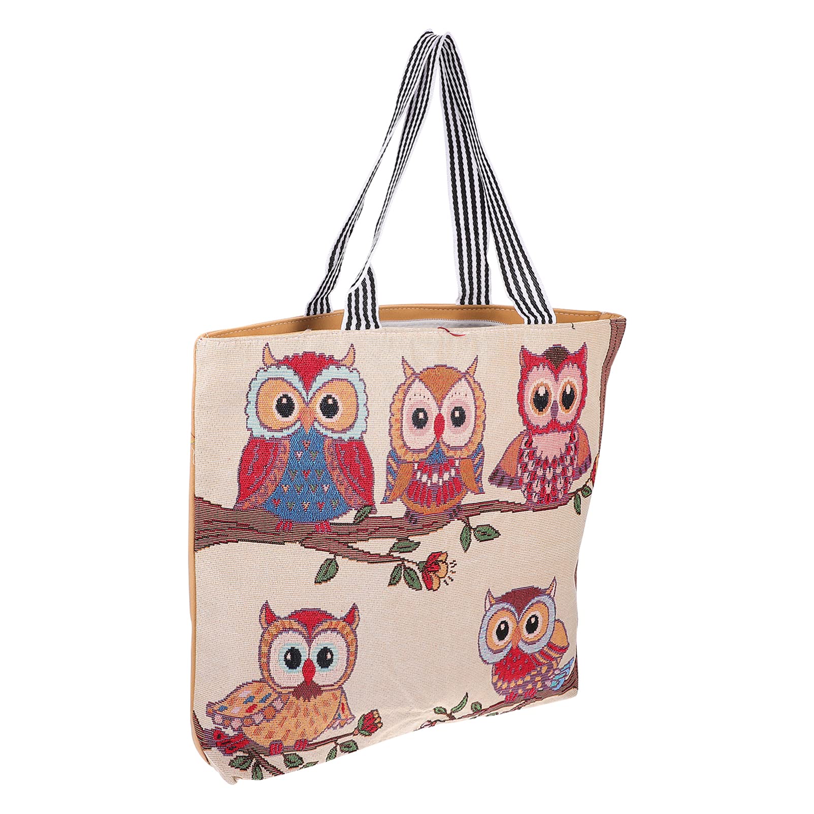Amosfun Women's Crossbody Purse - Canvas Shoulder Bag with Embroidery Design, Fashion Handbag for Daily Use, Work, Travel & Shopping