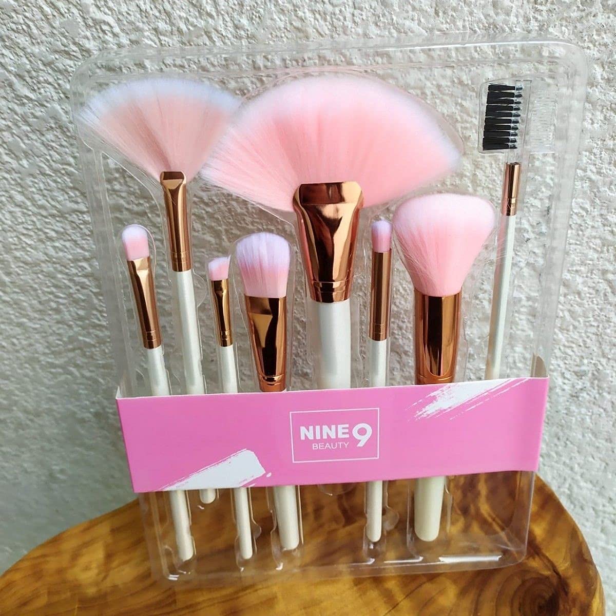 Professional Makeup Brush Set - 9 Piece Eyes & Face Foundation Blending Blusher Kit for Beginners, Girls & Women (Multicolor) | Perfect for Daily Makeup, Contouring, and Professional Beauty Looks