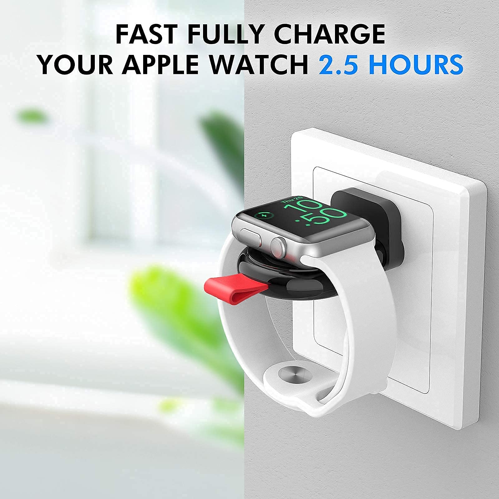3 Pack Magnetic Apple Watch Charger - Portable USB Fast Charging Dock for Apple Watch Series 7/6/5/4/3/2/1 & SE (38mm/40mm/41mm/42mm/44mm/45mm) - Perfect for Travel, Car & Office Use
