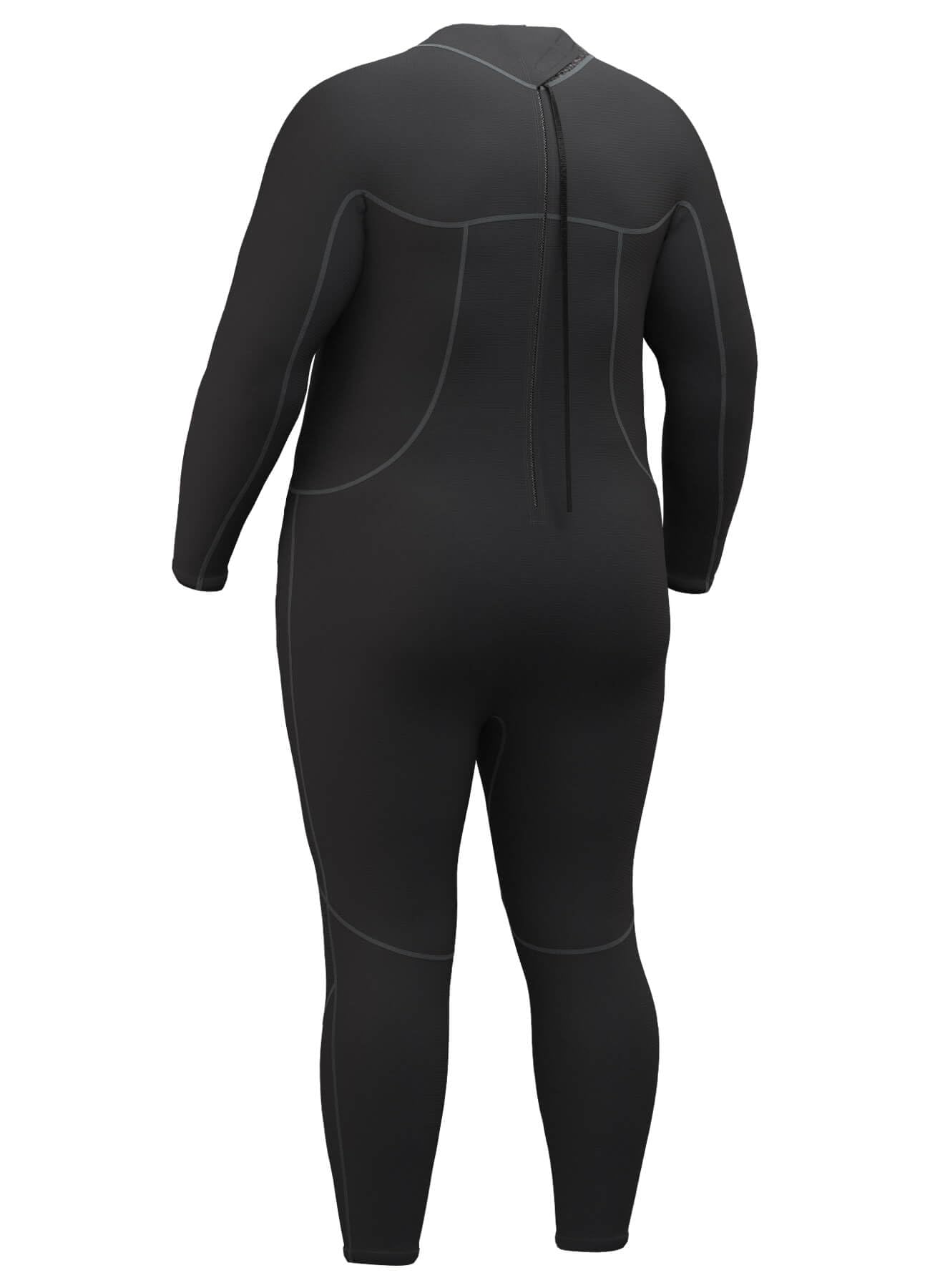 Hevto 3mm Neoprene Wetsuit for Men - Long Sleeve Back Zip Diving Suit for Surfing, Swimming & Water Sports | Warm Thermal Protection for Scuba Diving, Snorkeling & Cold Water Activities