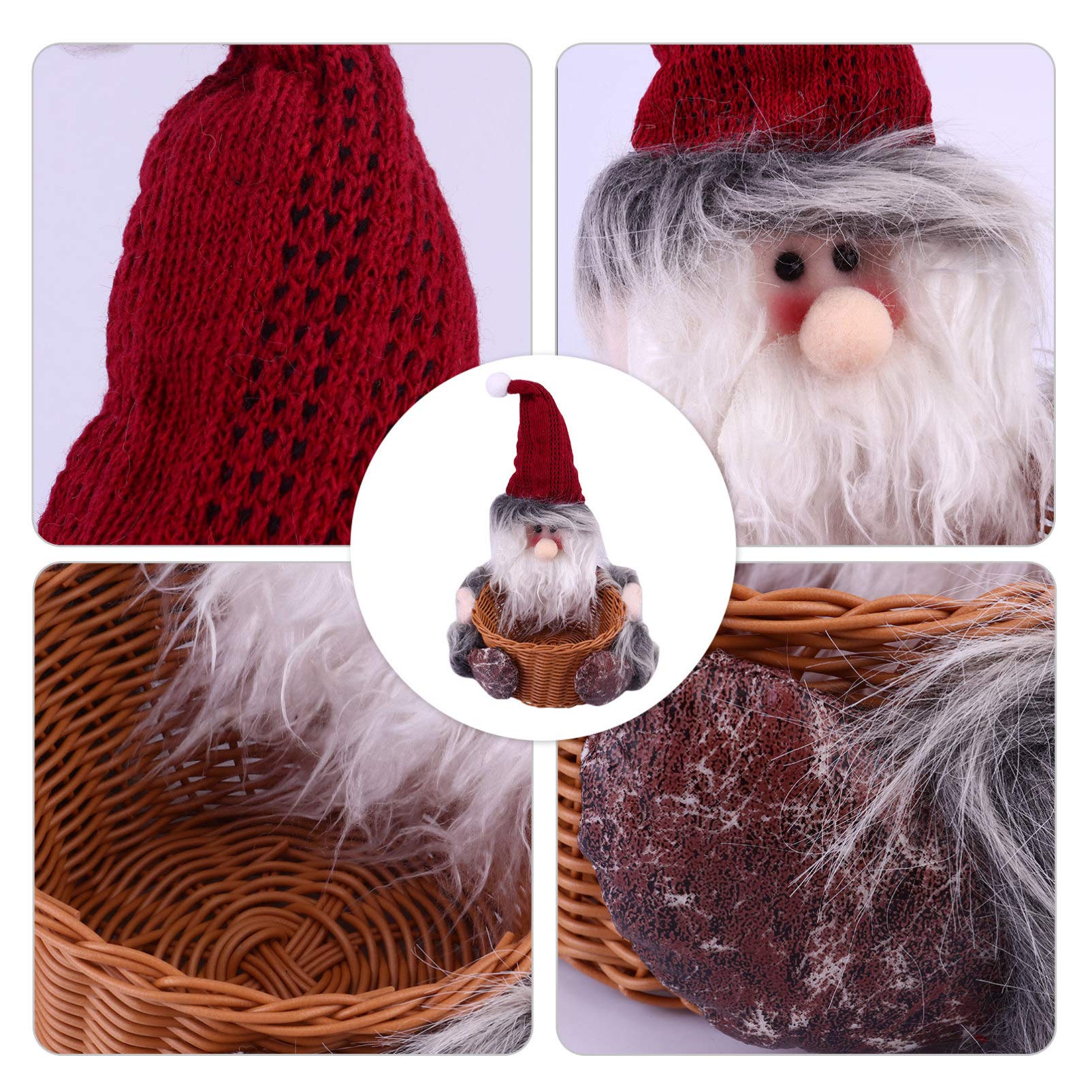 DOITOOL Christmas Fruit Storage Basket - Candy Holder, Household Organizer, Party Decor - Perfect for Holiday Gifts, Kitchen Storage & Festive Decorations