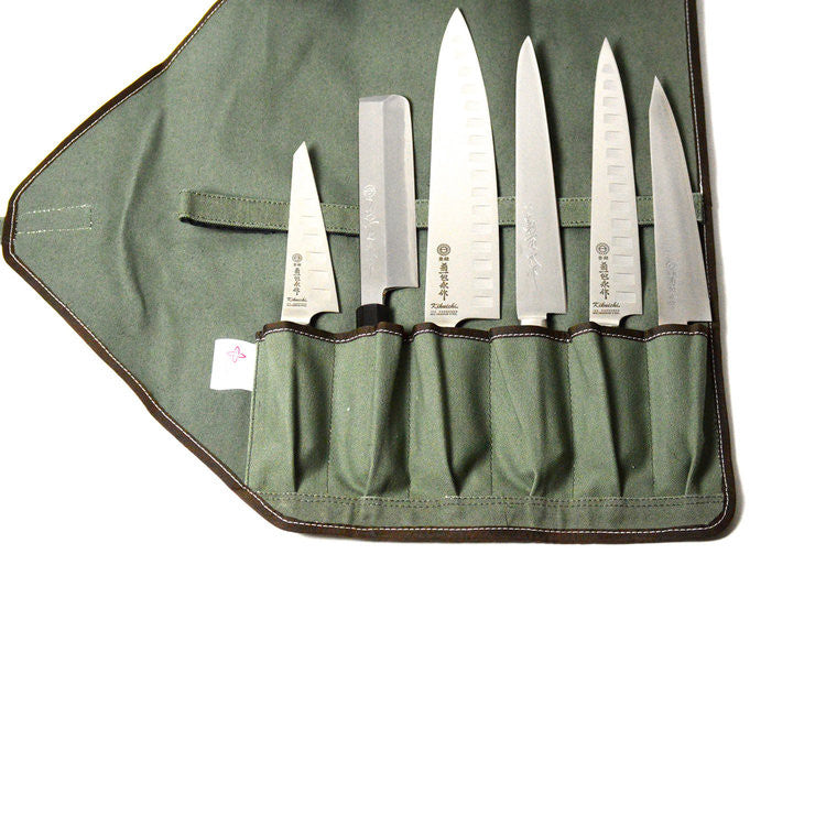 Boldric Green Canvas Tie Bag with 6 Pockets - Durable & Stylish for Travel, Gym, and Everyday Use | Free Shipping