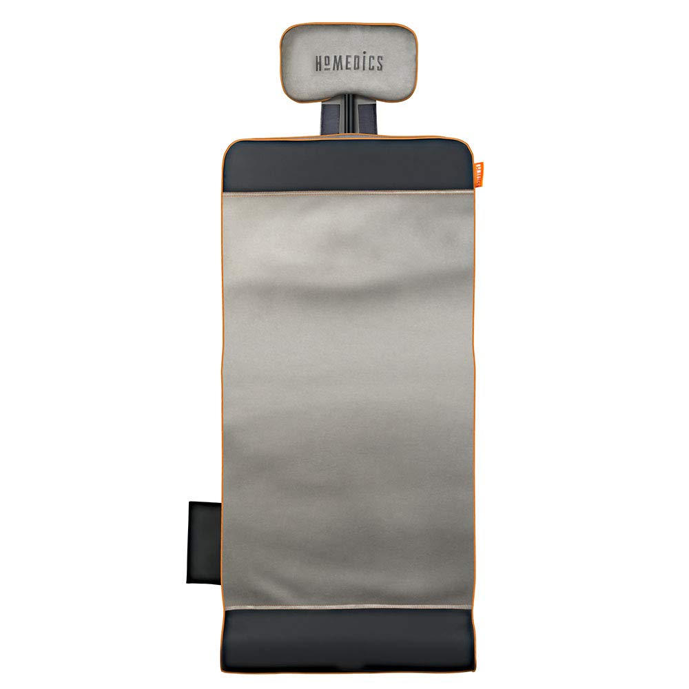 Homedics Silver Yoga Mat with Air Compression & 3 Intensity Levels - Premium Back & Lumbar Support for Stretching, Fitness & Home Workouts - Ideal for Yoga, Pilates & Physical Therapy Recovery