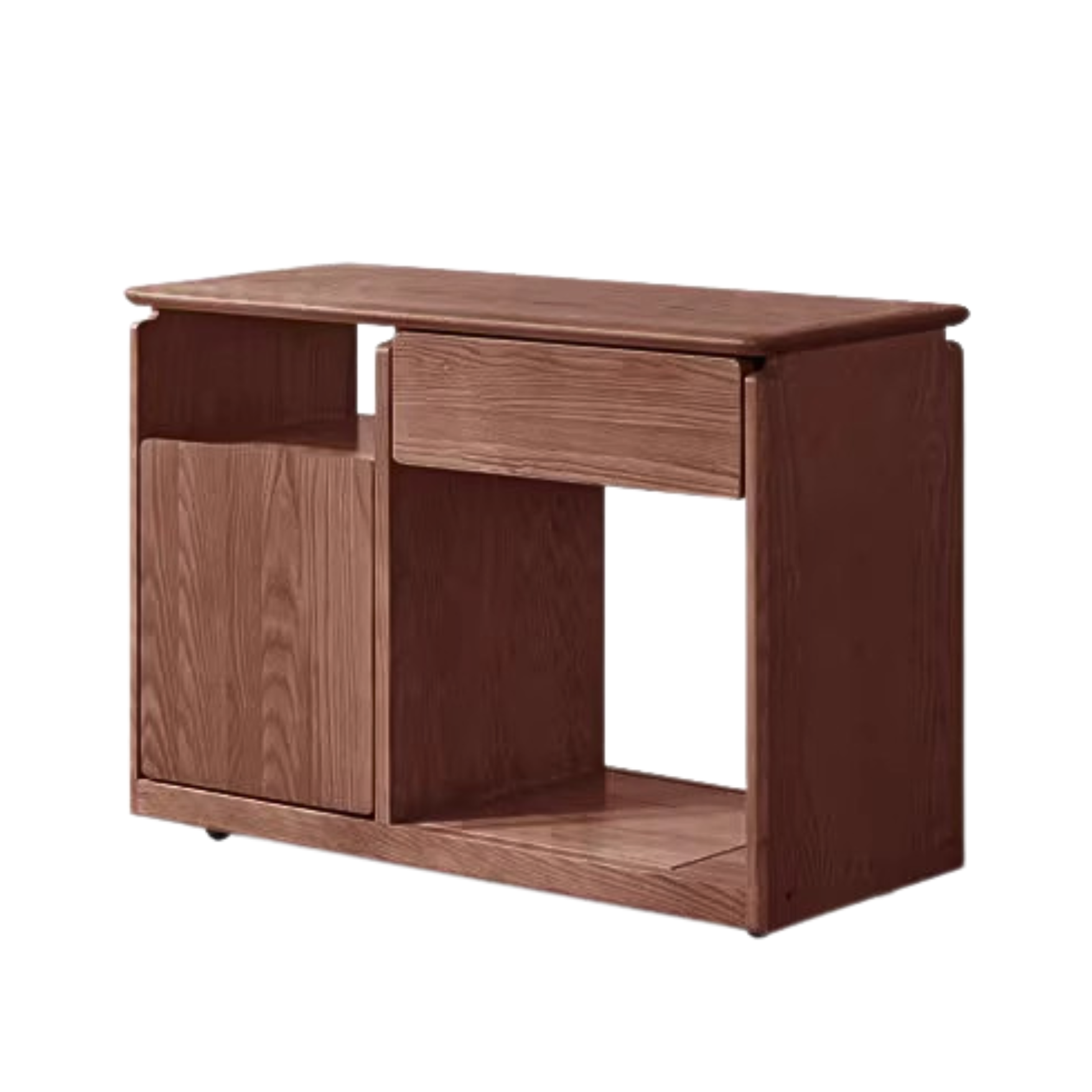 23.6x15.8x22.1 inch/ 60x40x56сm/ Walnut color/ ash side cabinet