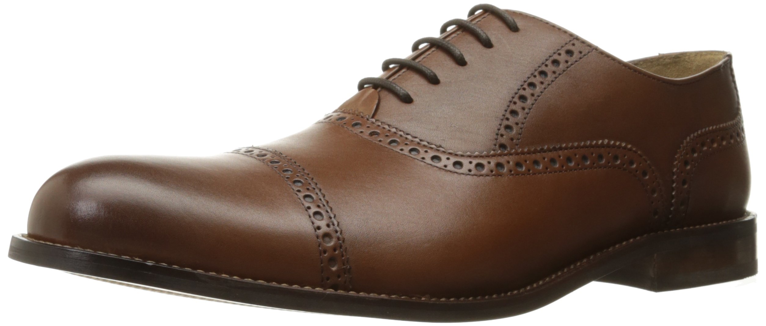 Florsheim Men's Pascal Cap Toe Oxford Dress Shoes - Classic Business Formal & Wedding Shoes for Men - Comfortable Leather Oxfords for Office, Interviews & Special Occasions