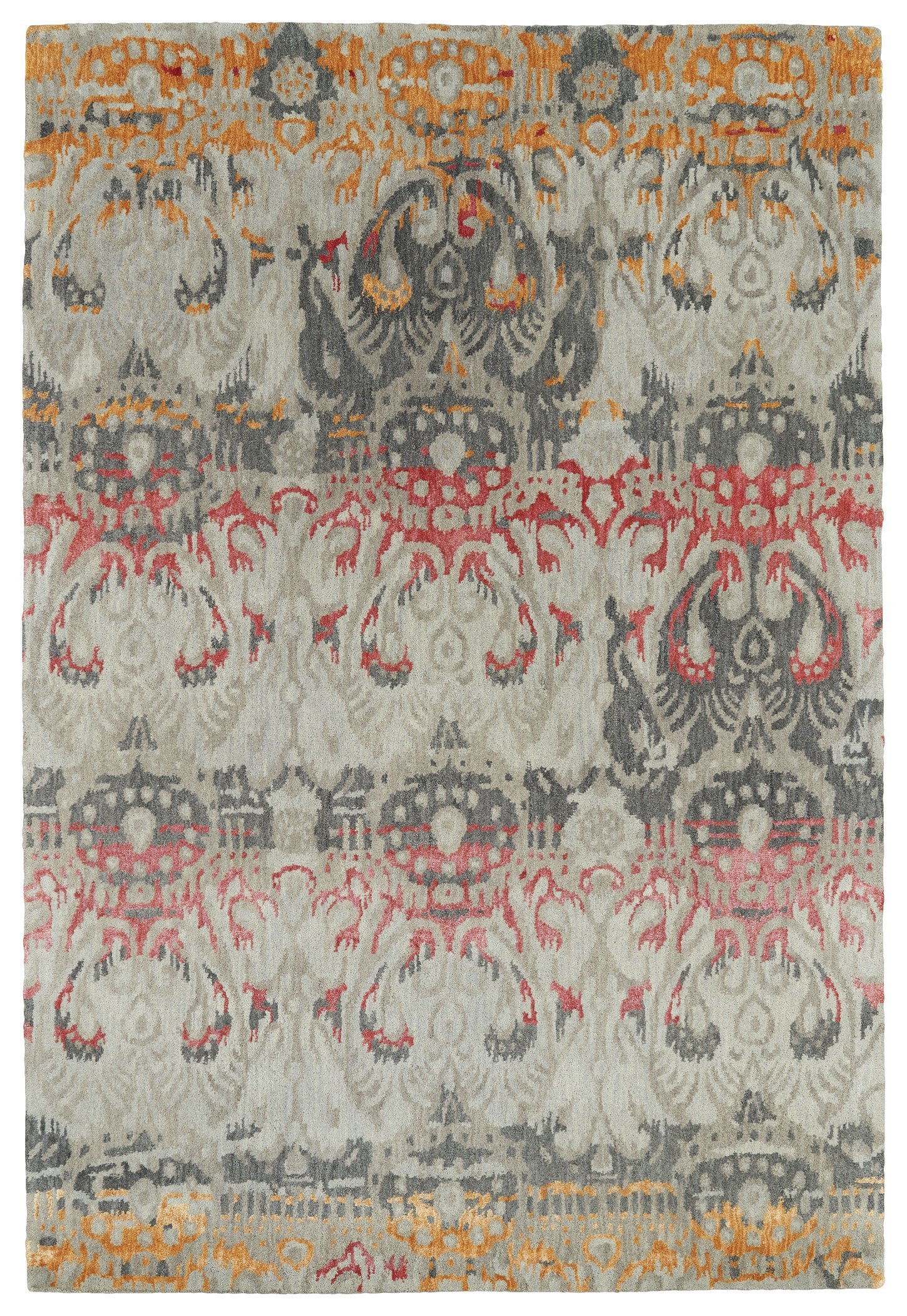 Kaleen Rugs Mercery Collection MER01-98 Fire Hand Tufted 2' x 3' Area Rug - Perfect for Living Room, Bedroom & Entryway Decor