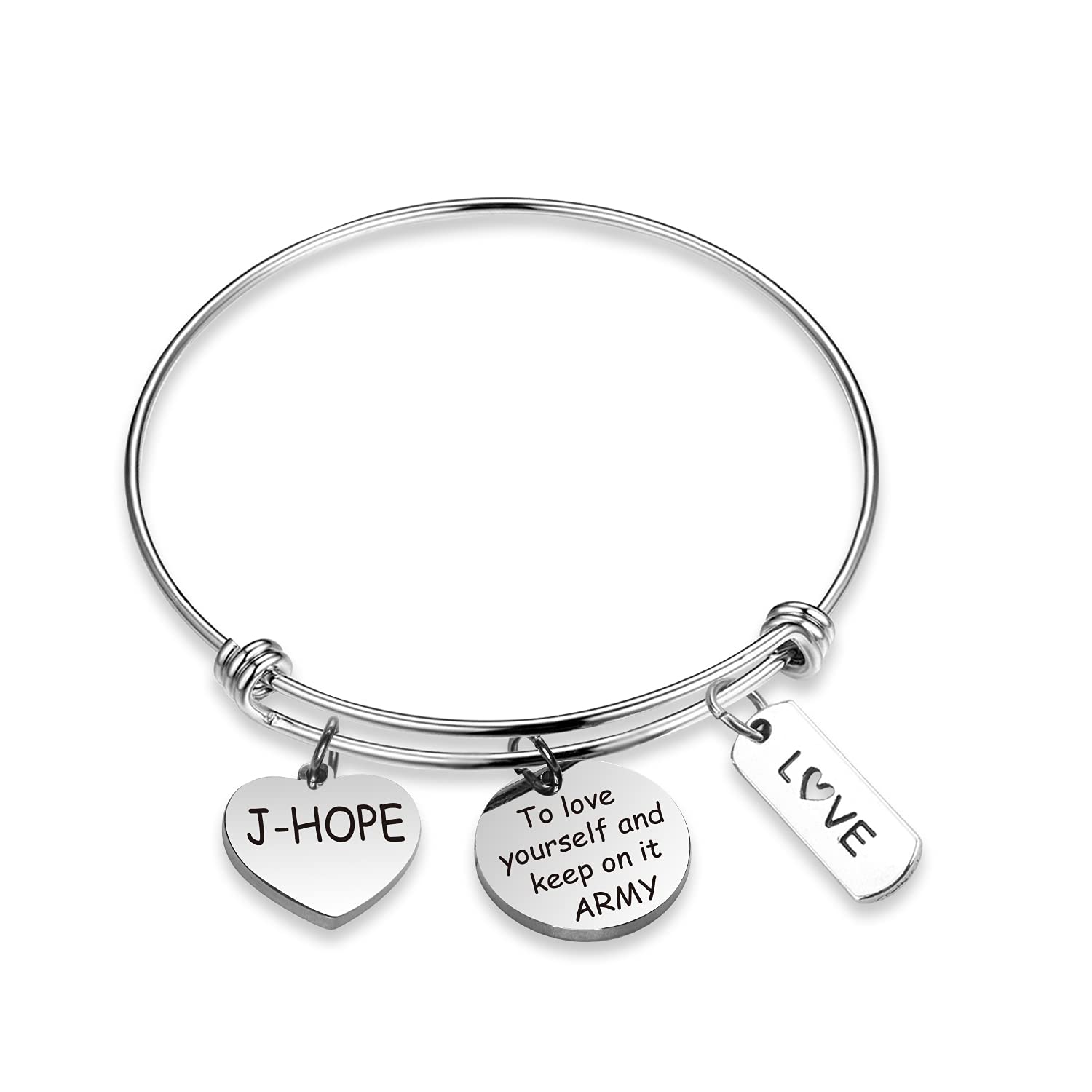 BTS Love Yourself Bracelet - Kpop BTS Bangtan Boys Fan Gift for ARMY - Perfect for Concerts, Birthdays & Kpop Collectors