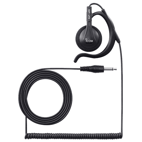 Icom SP29 Wired Earbuds with Microphone - Noise Isolating In-Ear Headphones for Running, Gym, Workout & Travel - Compatible with iPhone, Android & Laptops