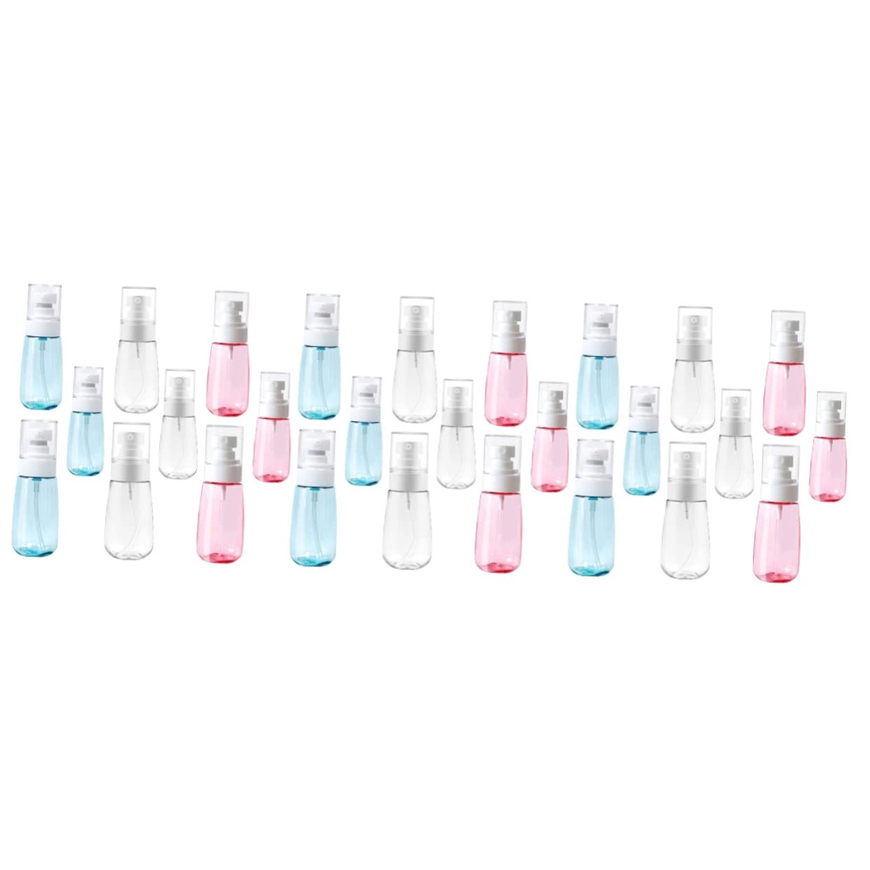 27 Pcs Refillable Travel Bottle Set - Leakproof Vacuum Containers for Perfume, Hair Spray & Liquids | Portable Toiletries for Air Travel, Gym, Camping & Daily Use