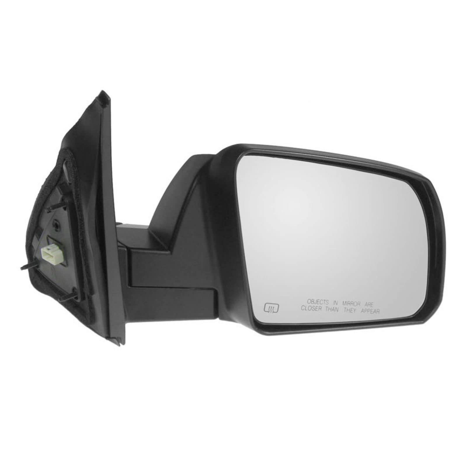 2007-2013 Toyota Tundra Right Passenger Side Power Heated Mirror with Smooth Black Cover TO1321252 - Perfect for Winter Driving & Enhanced Visibility