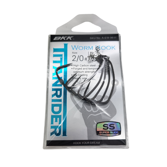 BKK Hooks Titanrider - Premium Fishing Hooks for Saltwater & Freshwater - Ideal for Bass, Trout, and Catfish Fishing | Perfect for Anglers and Outdoor Enthusiasts