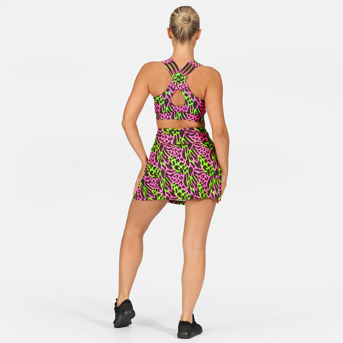 Feline Fusion Skort - Women's Stylish Skirt Shorts Hybrid for Casual Wear, Workout & Tennis | Comfortable & Breathable Activewear for Everyday Use
