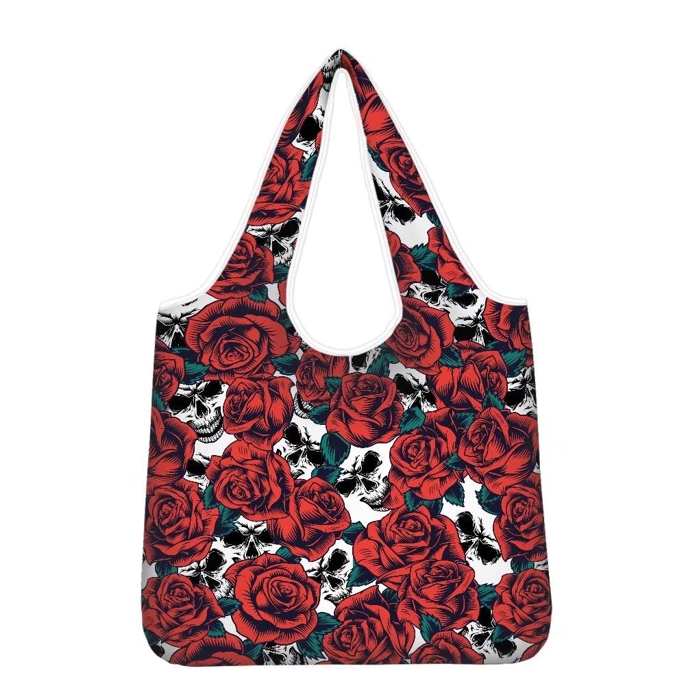 Foldable Polyester Tote Bag for Groceries & Shopping - Perfect Gift for Girls